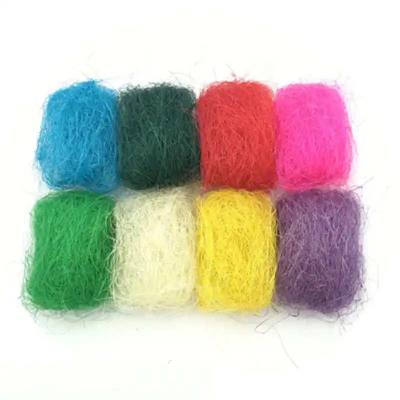 10g por saco diy natureza linho rafia shredded confetes presente/caixa de enchimento material casamento decoração para casa 62457