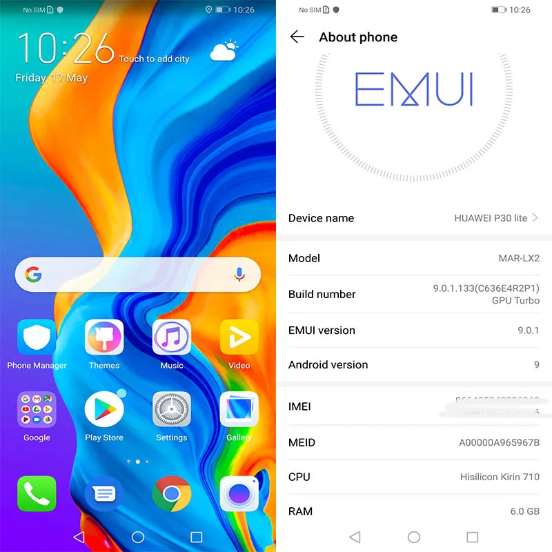 Глобальная версия опционально оригинальный смартфон huawei P30 Lite Nova 4e 6 15 дюймов Kirin