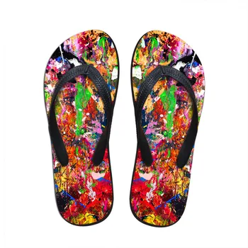 

2020 Fashion Especial Colorful Flip Flop Anti-slip Flip-flops Men Beach Sandals With 3D Print Shoes Home Sandals For Men