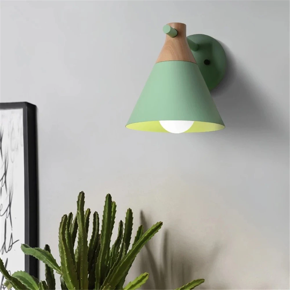 Современный минималистичный светильник для спальни, креативный фон, настенный светильник для детской комнаты, гостиной, прикроватный настенный светильник