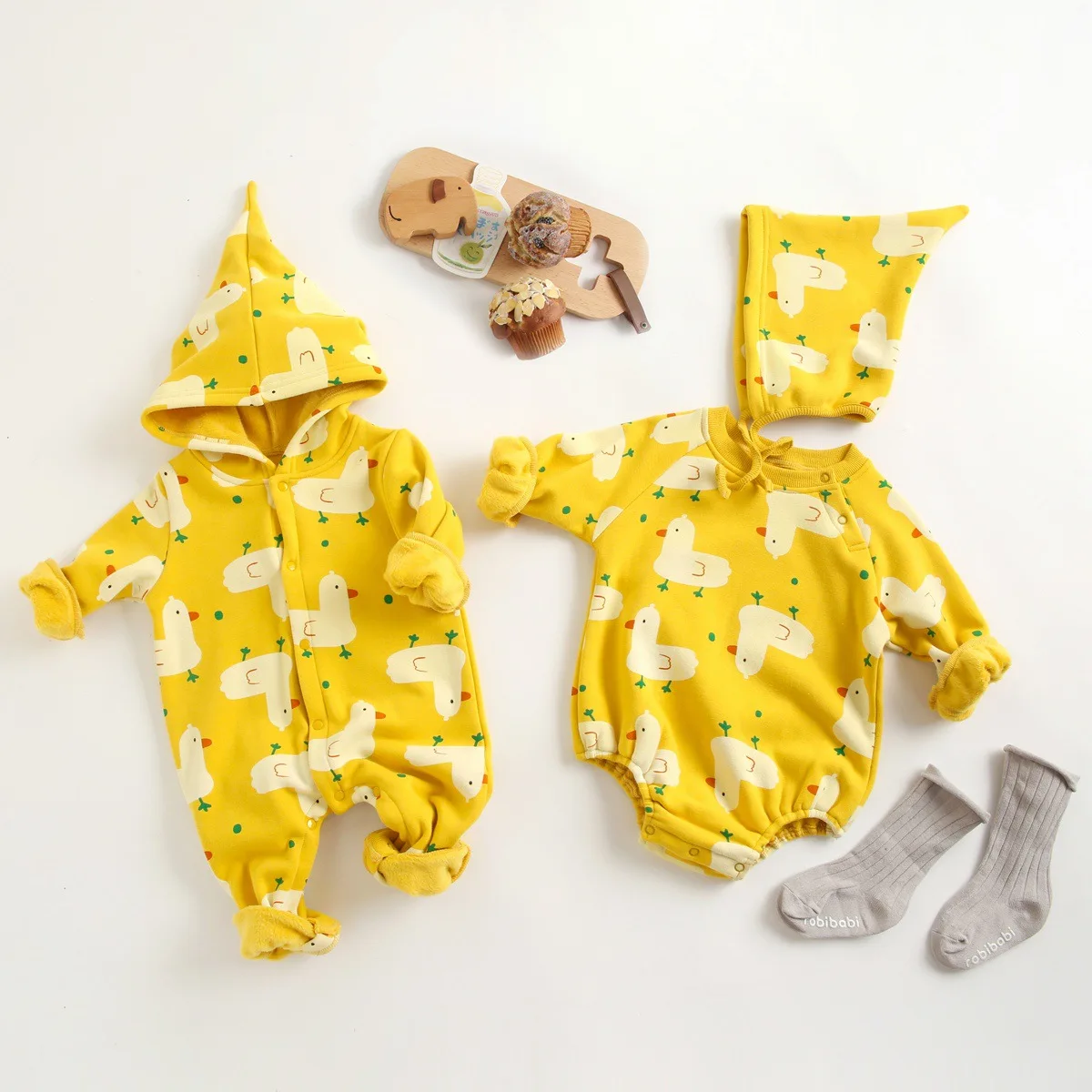 

Baby Jumpsuit Cartoon Long Sleeve Romper Babies Autumn Clothes Christmas Romper Newborn Animal Bag Fart Clothes Aby