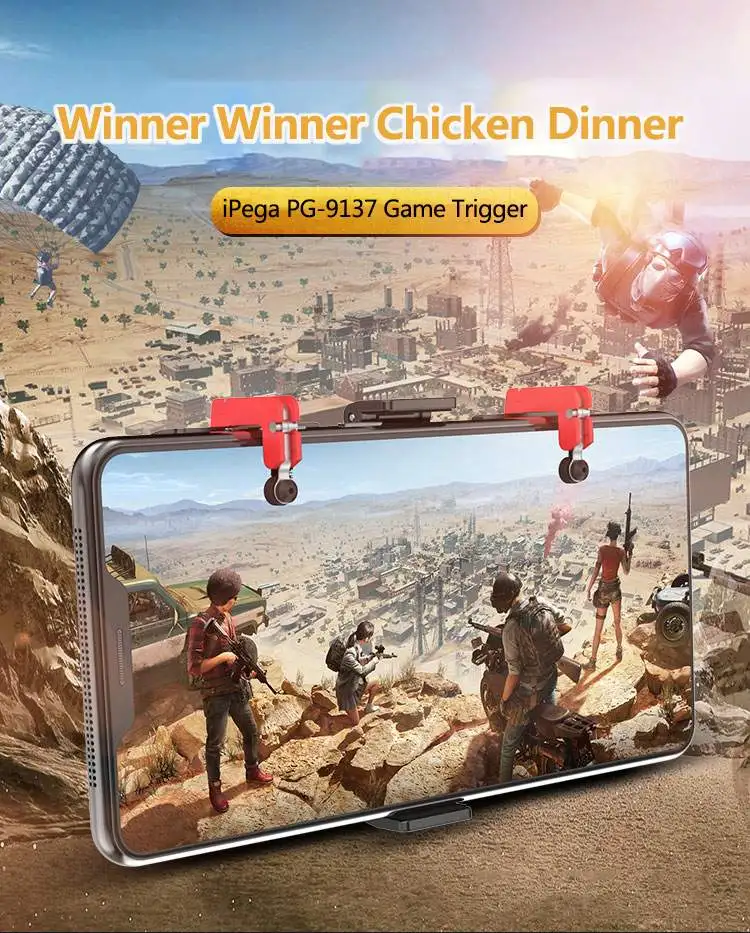 IPega PG-9137 игровой контроллер триггер джойстик для PUBG Joypad L1 R1 Кнопка цель ключ шутер телефон геймпады игры аксессуары