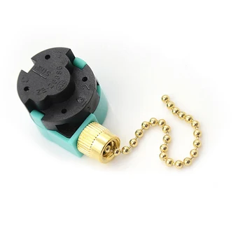 

Ceiling Fan Switch 3 Speed Zing Ear 360 degree ZE-268S6 Hunter SW-A09 Green 3.7x2.7x2.3cm
