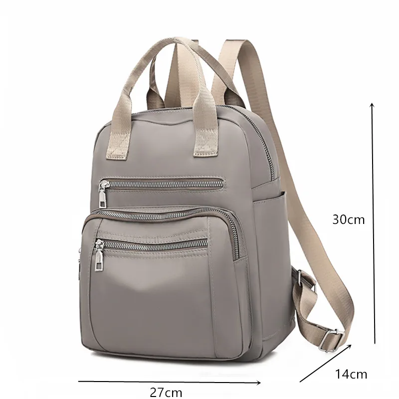 Womens Backpack Vento Marea Travel Casual Waterproof Shoulder Bags Large Capacity Oxford Rucksack