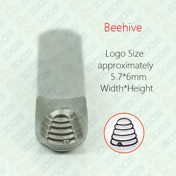 Beehive Шмель/Улей дизайн штамп, DIY браслет/ювелирные знаки стальной штамп, 6 мм - Цвет: Beehive