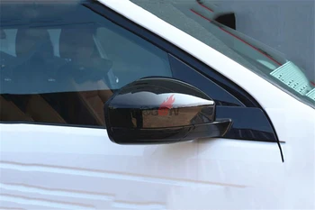 

Car Side Rearview Mirror Cover Trim For Jaguar F-PACE 2016 2017 Piano Black 2pcs