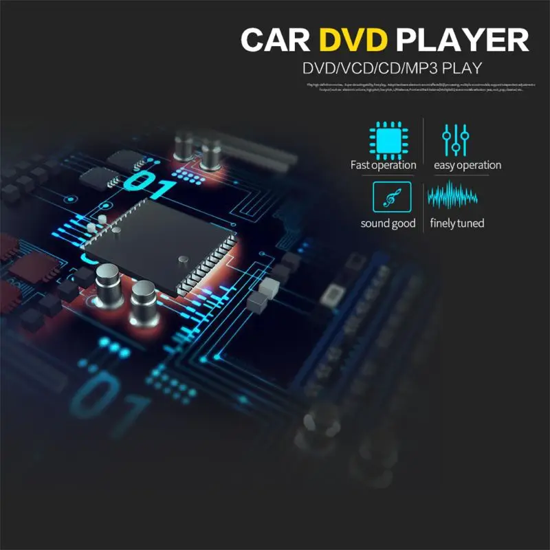 12 В автомобильный стерео FM Радио MP3 аудио плеер Поддержка FM USB SD DVD музыкальный CD плеер U90C