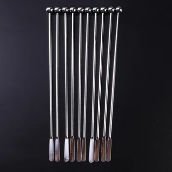 

5pcs 19cm Stainless Steel Bar Mixing Cocktail Coffee Stirrers Creative Cocktail Wine Mixer Sticks Bartender Tools