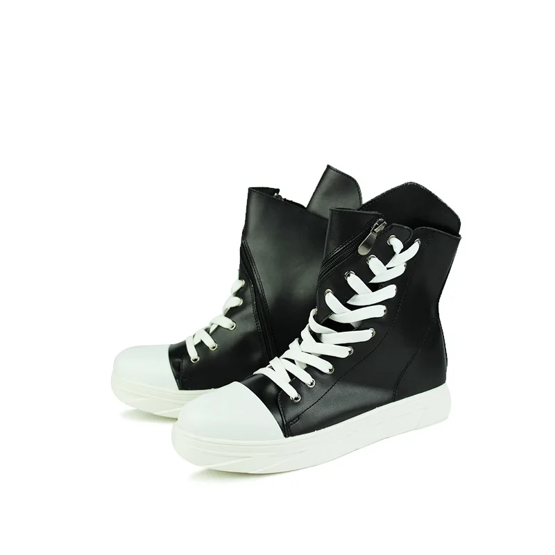 new brand leather and ankle boots autumn and winter men's boots fashion motorcycle boots outdoor work snow boots men's shoe