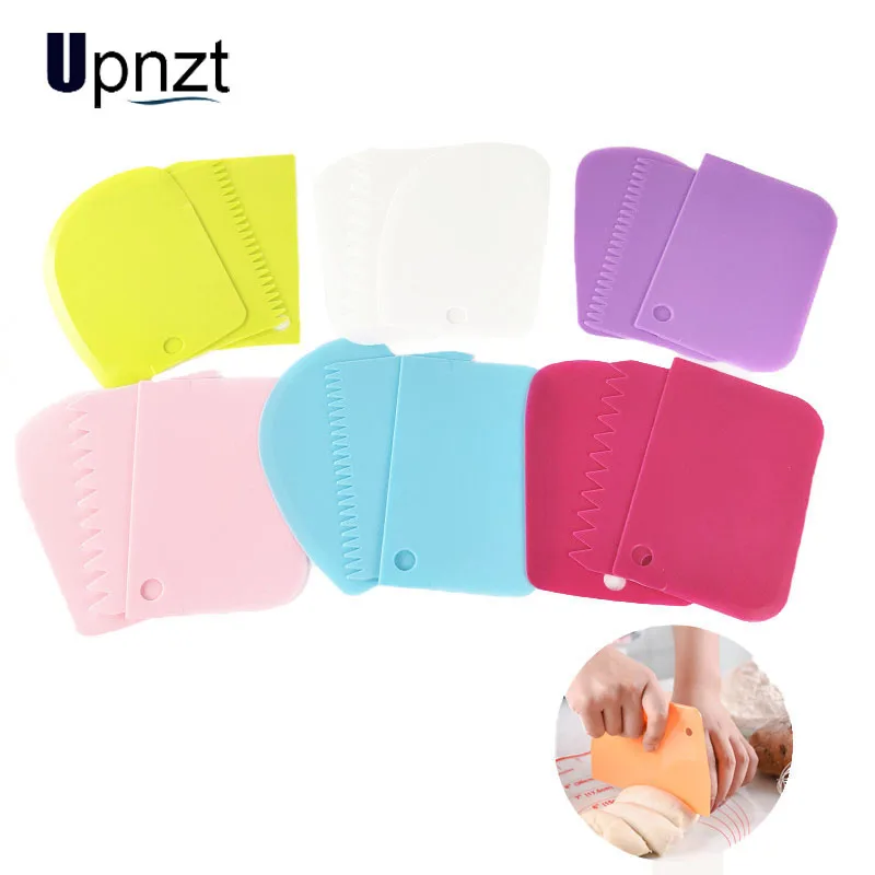 3 шт./компл. Пластик миксер для теста Ножи крем лопатка-скребок выпечки