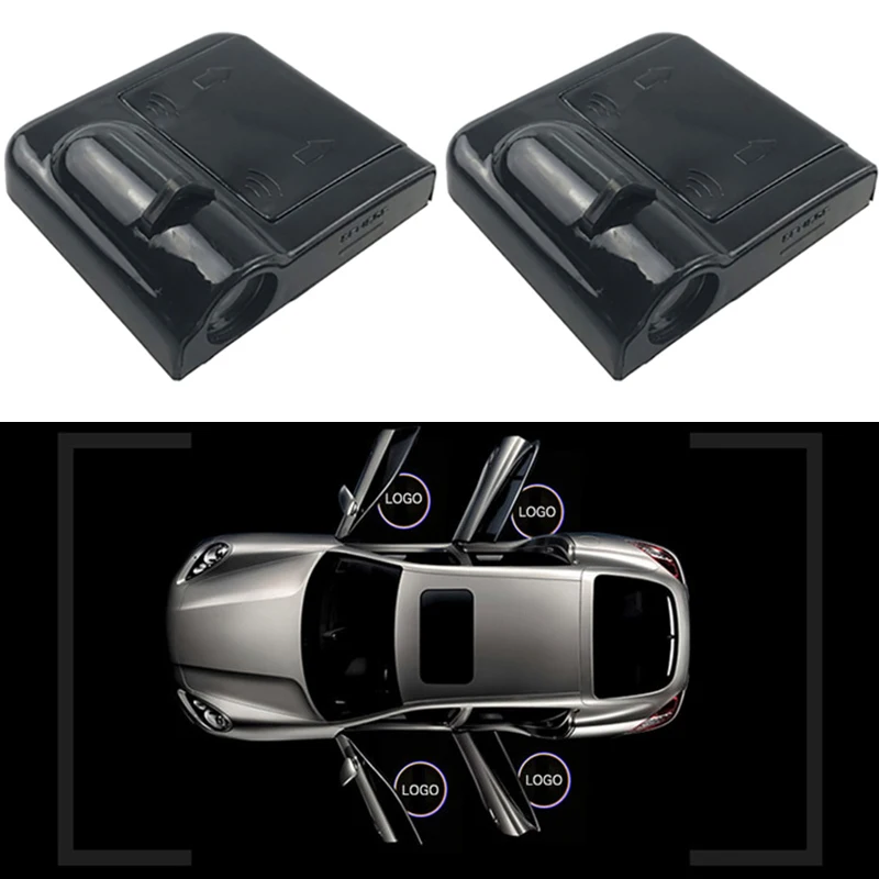 1PC Universal Wireless Car Door Welcome Logo Light Projector LED Laser Lamp For Lada