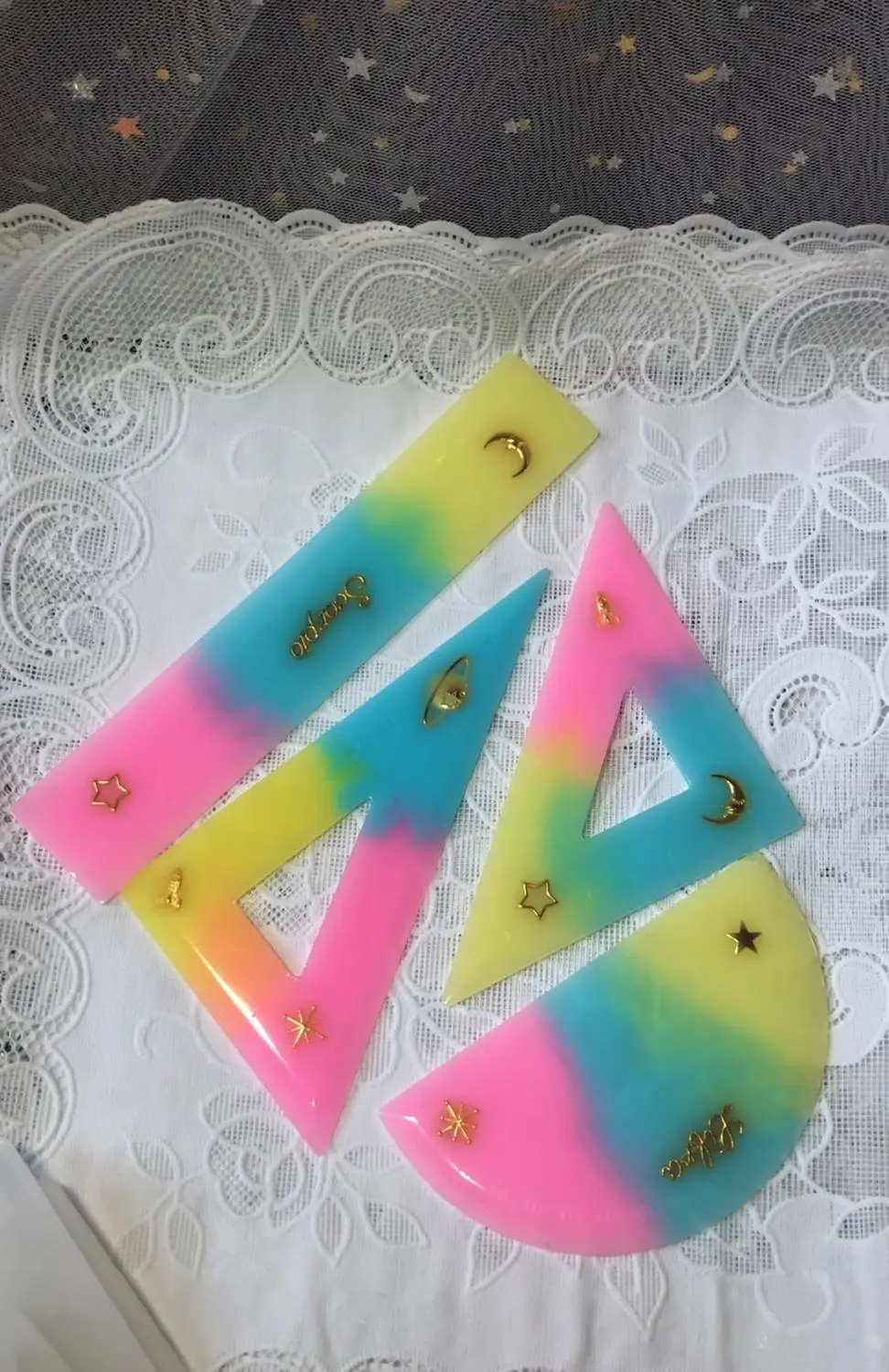 Линейка набор из 4 штук DIY