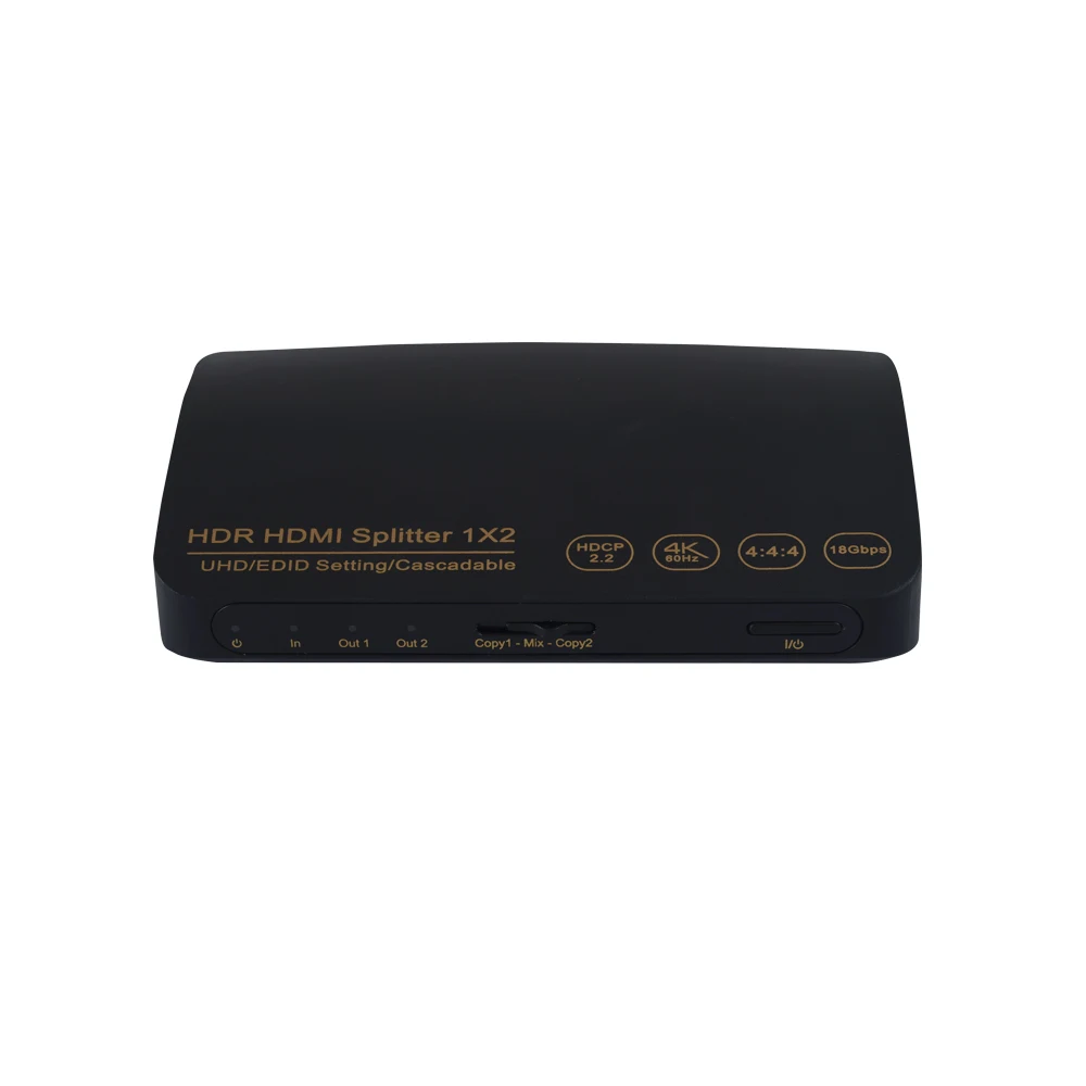 Divisor Hdmi 1x2 Hdcp 2.2 Hdr 4k Saída 4k 60hz Suporte de Cascata Uhd Edid para Ps4 - Imagem 2