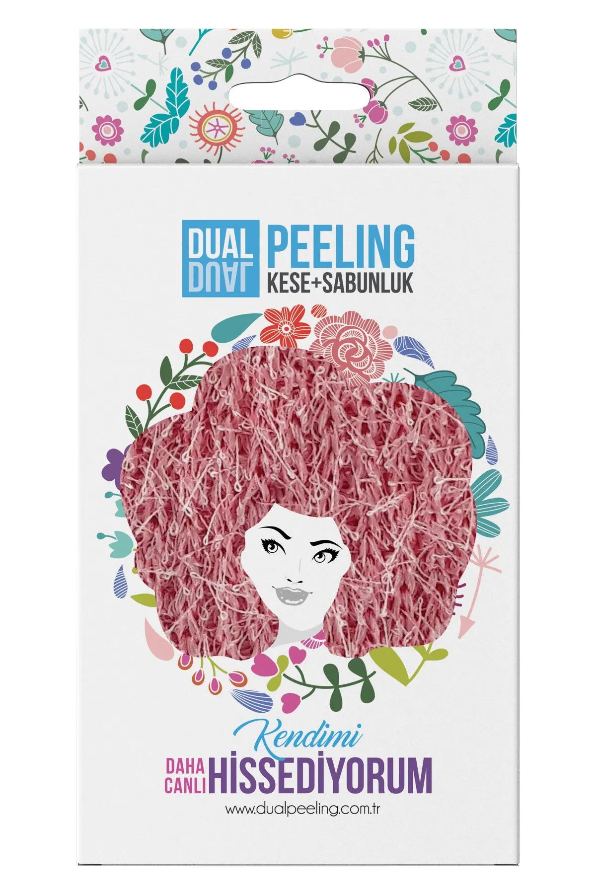 

Dual Peeling Exfoliating Bath Mitt 100 floss + Soap Glove 100 Polyester