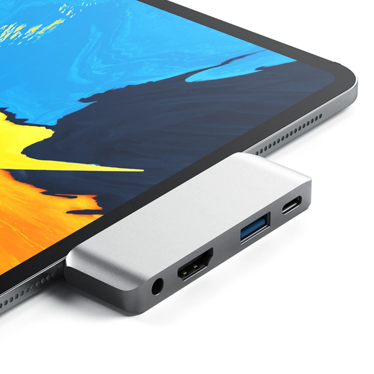 SOONHUA 4 в 1 type-C концентратор type C к HDMI 4K USB 3,0 type-C 3,5 мм аудио разъем адаптер USB C концентраторы usb-хаб