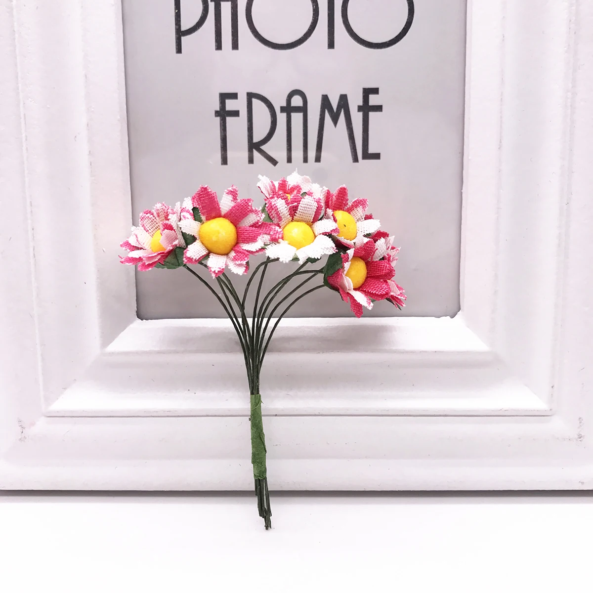 10 шт./лот дешевые мини Маргаритка из шелка искусственные розы Букет DIY бумажное украшение для свадьбы цветок для скрапбукинга - Цвет: 8