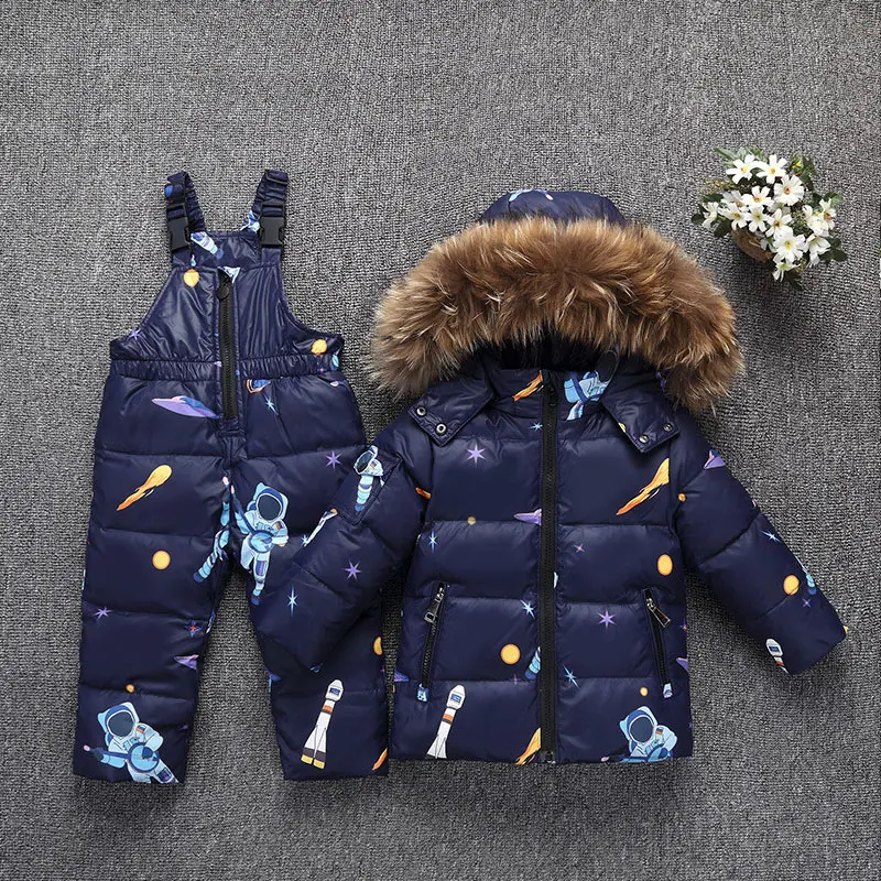 

Baby Girl Clothes Children's Winter Jumpsuit New Boy Down Jacket Thickening 3-4-5 Years Old Baby Baby Clothes