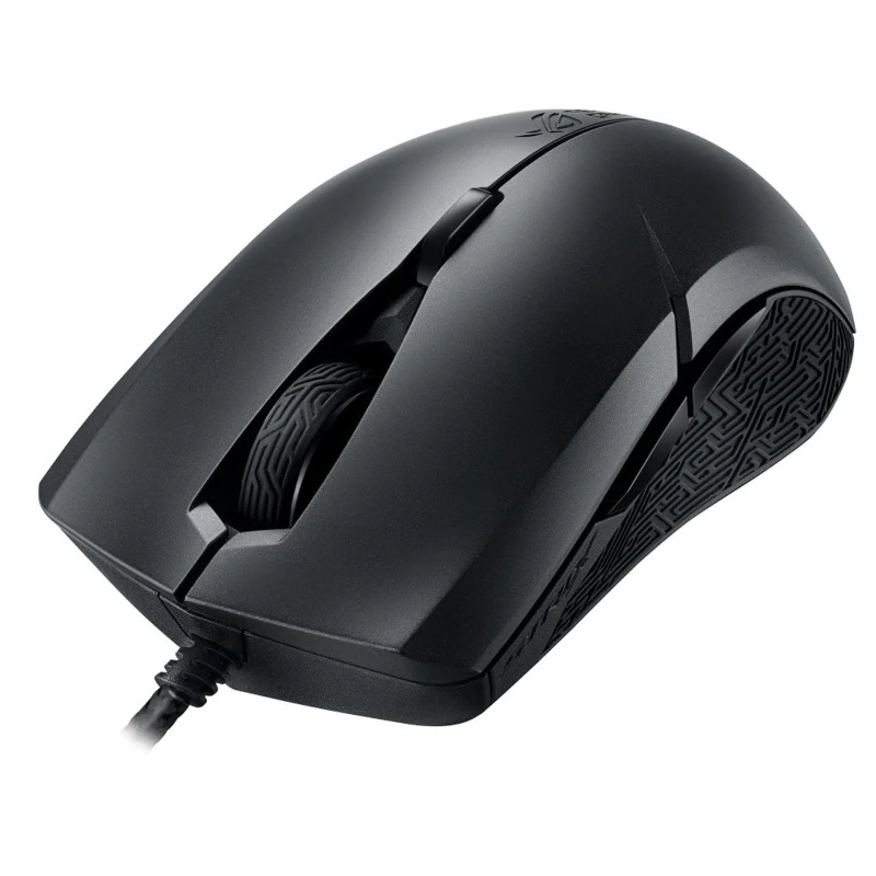 Мышь ASUS ROG Strix Evolve 90MP00J0-B0UA00 оптическая, проводная, 7200 dpi, USB, RGB подсветка, цвет: черный