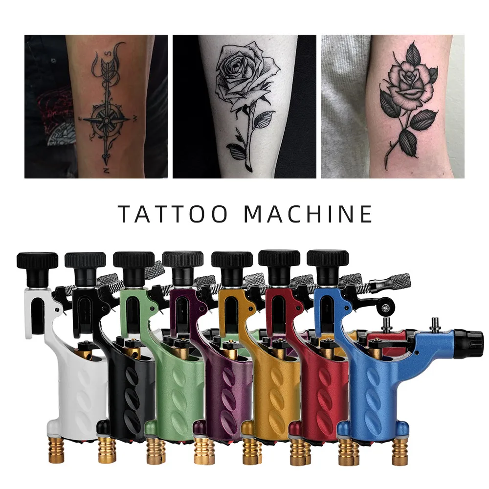 Rotary Mesin Tato Tubuh Seni Tato Capung Profesional Tangan Dibangun Shader Liner Assorted Tato Motor Kit Supply Tattoo Senjata Aliexpress