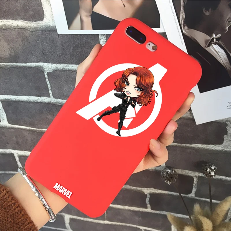 R-5634 Marvel Мстители аниме мягкий силиконовый карамельный цвет чехол для телефона для iPhone X XR XS MAX 6 7 8 plus 6s лучший дизайн корпуса - Цвет: R-5634