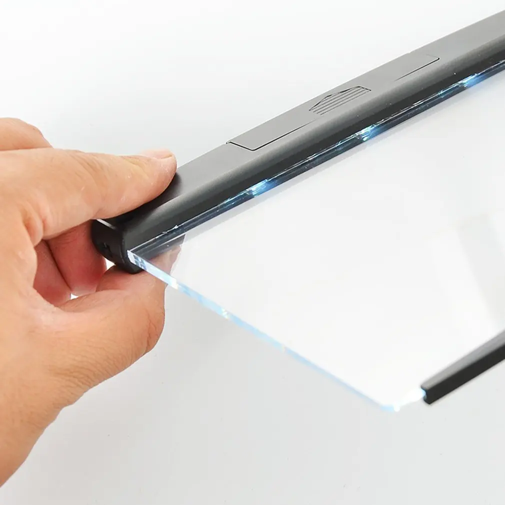 

LED Book Light Reading Night Light Flat Plate Portable Car Travel Panel Led Desk Lamp for Home Indoor Kids Bedroom