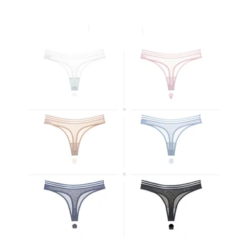 

Sexy Transparent String New Mesh Underwear Women Simple Panties Women Thong Femme Seamless Culotte Femme Tanga Lingerie