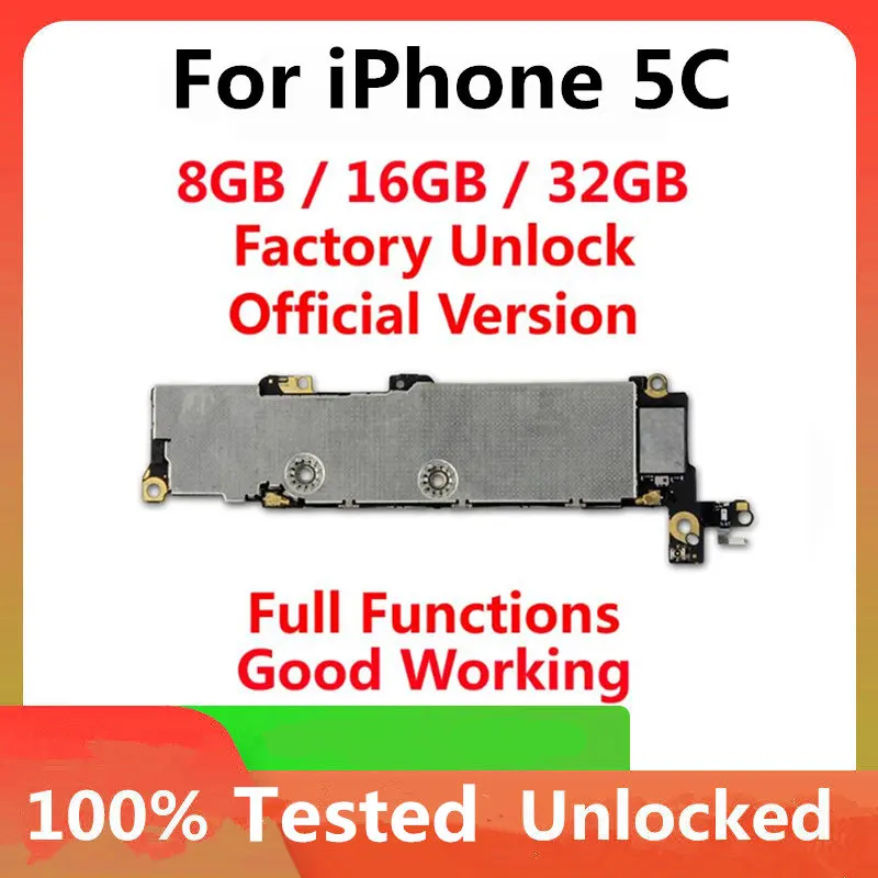 Заводская разблокированная материнская плата для iphone 5C 100% протестированная