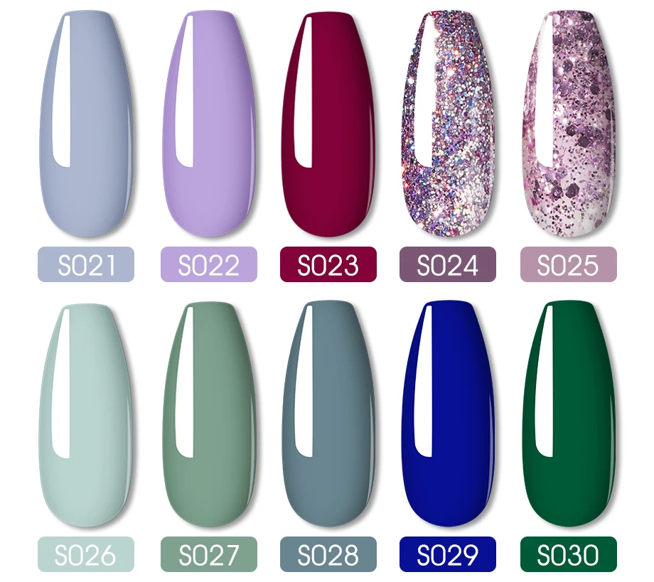 ROSALIND 7ml Gel Polish Semi Permanent Nails Gel Polish Soak Off UV LED Base Top Coat Vernis Nail Art Glitter Gel Varnish