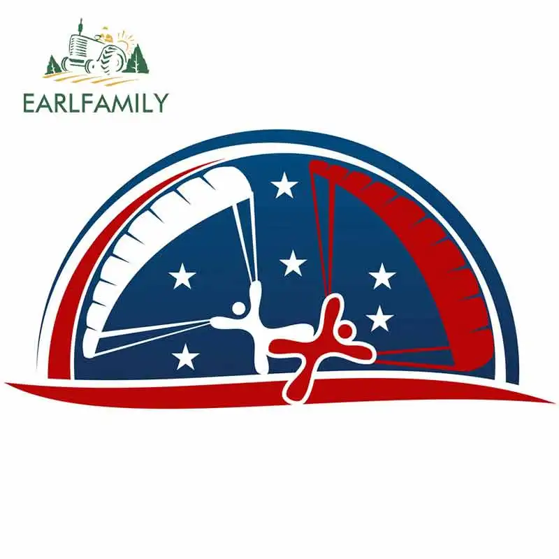EARLFAMILY 13 см x 6 7 для ПАРАШЮТИСТА дизайн логотипа шаблон Граффити стикер DIY