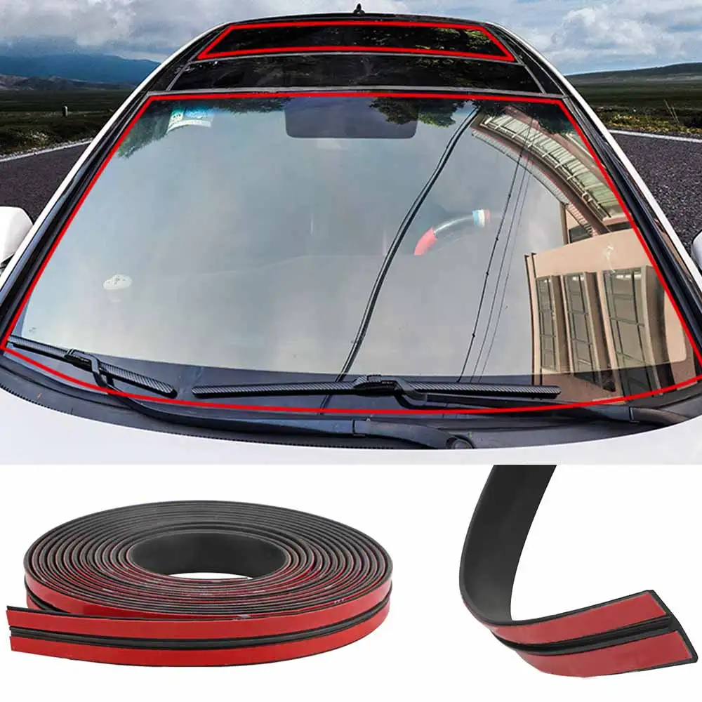 14/19mm Car Rubber Strip Edge Sealing Strip Window Seals Auto Roof