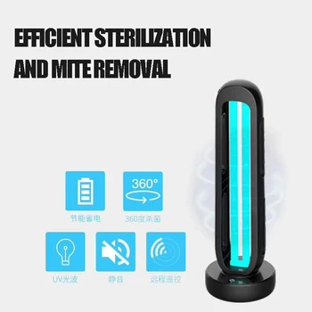 

Ultraviolet Sterilization Lamp UV Household Disinfection Lamp Mobile Remote Control Led Ultraviolet Mite Removal Lamp