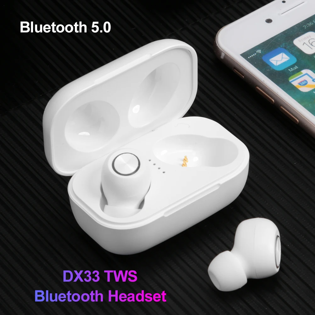 Mini Headphone Sport Headset with Charging Box TWS Earbuds Wireless Stereo Bluetooth 5 0 Headphones Sport Earphones with Mic