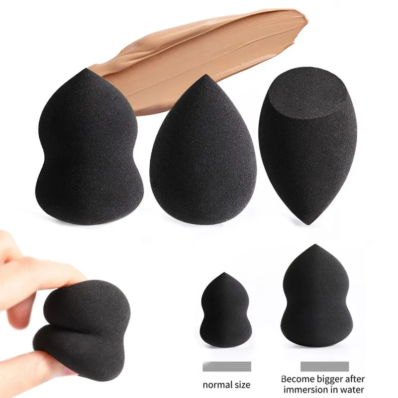 

1/3Pcs Cosmetic Puff Makeup Sponge Cosmetics Puff Blender Set Puf Hydrophilic Powder Foundation Sponge for Face Make up Puff