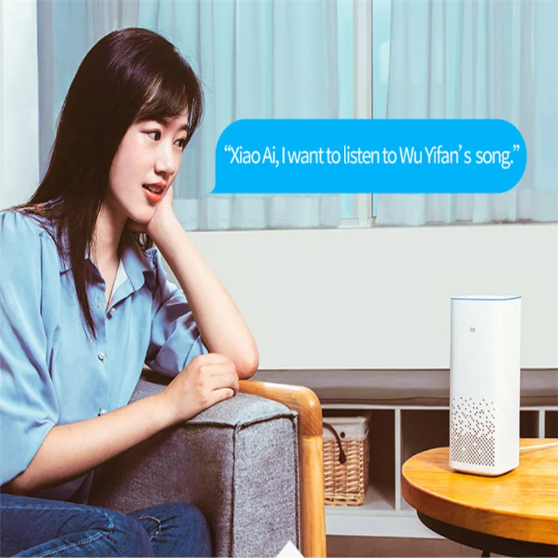  Xiaomi AI speaker wifi bluetooth Speaker voice remote control fully compatible portable smart home 