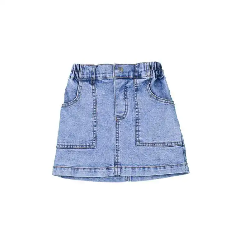 children's long denim skirts