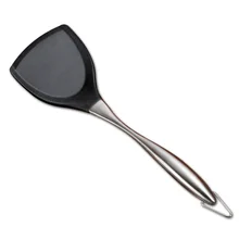 Горячая антипригарный горшок бытовой силикагель Тернер из нержавеющей стали Ручка шпатель кухонные инструменты Кухонная лопатка