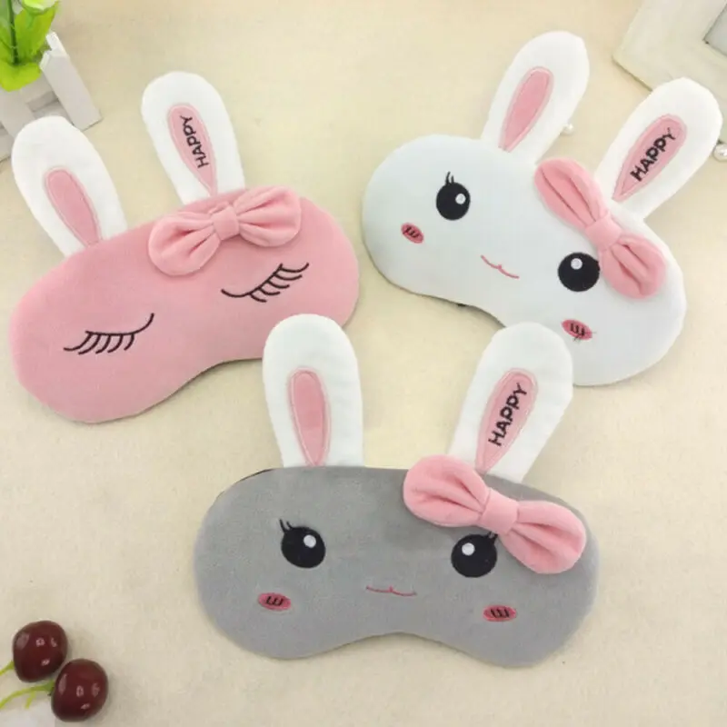 

Travel Eye Mask Cute Cartoon Soft Help Girls Kids Adults Sleep Help Block Light