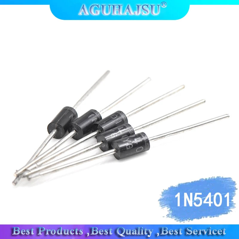 20pcs 1n5401 In5401 3a/100v Do27 Rectifier Diode Diodes AliExpress