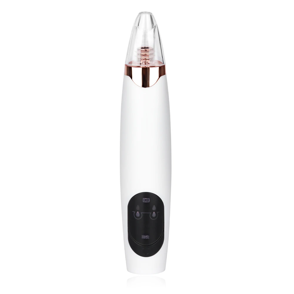 USB для лица, носа, вакуумное средство для удаления черных пор, всасывающее средство для удаления угрей и прыщей с 6 наконечниками, устройство для ухода за кожей лица