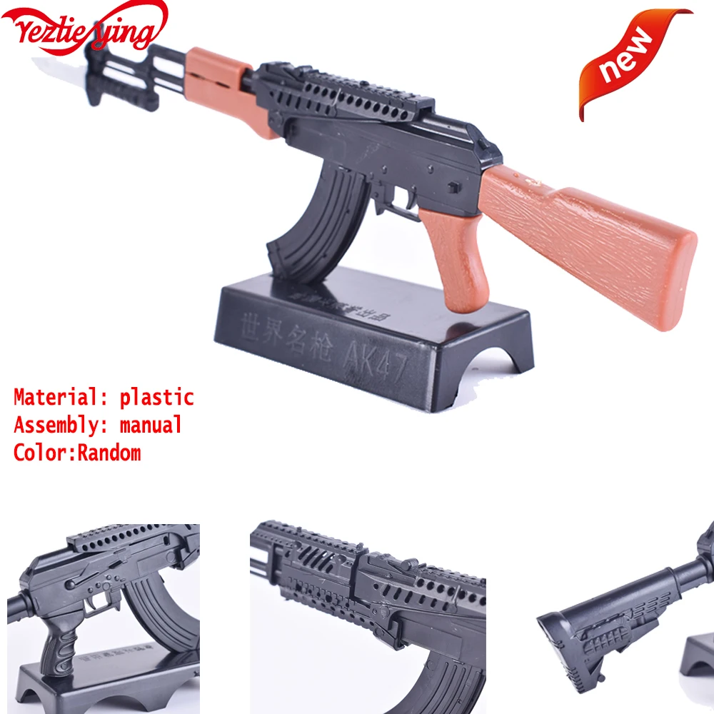 1:6 1/6 масштаб 12 дюймов миниатюрные AK47 пистолет Модель игрушечные пистолеты винтовка пистолет T800 тяжелые пулеметы W острый нож + патронташ