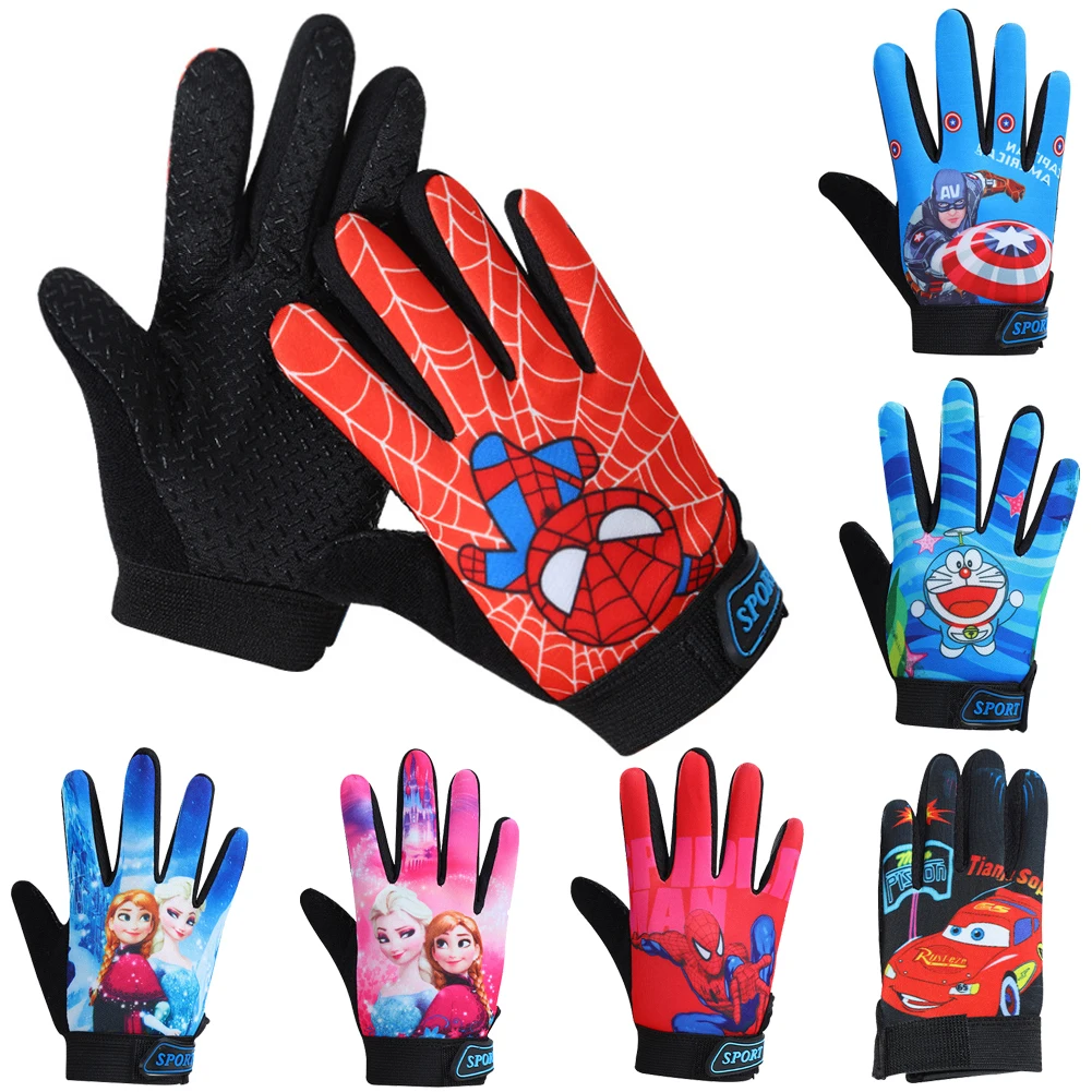 Padded Gloves. Flame Kids Cycling Gloves Childrens Bike Mitts 