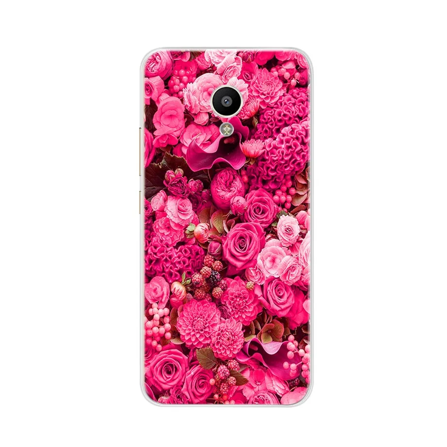 cases for meizu For Meizu M5 Case For Meizu M5 Cover Case Silicone TPU Soft Flowers Patterned Back Cover for Meizu M5 M 5 Mini Phone Case 5.2" best meizu phone case design Cases For Meizu