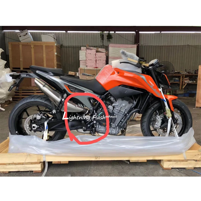 Средняя труба для KTM 790 Duke, выхлопная труба для мотоцикла, удаление, замена катализатора, слипоны, глушитель, выхлопная труба из нержавеющей стали