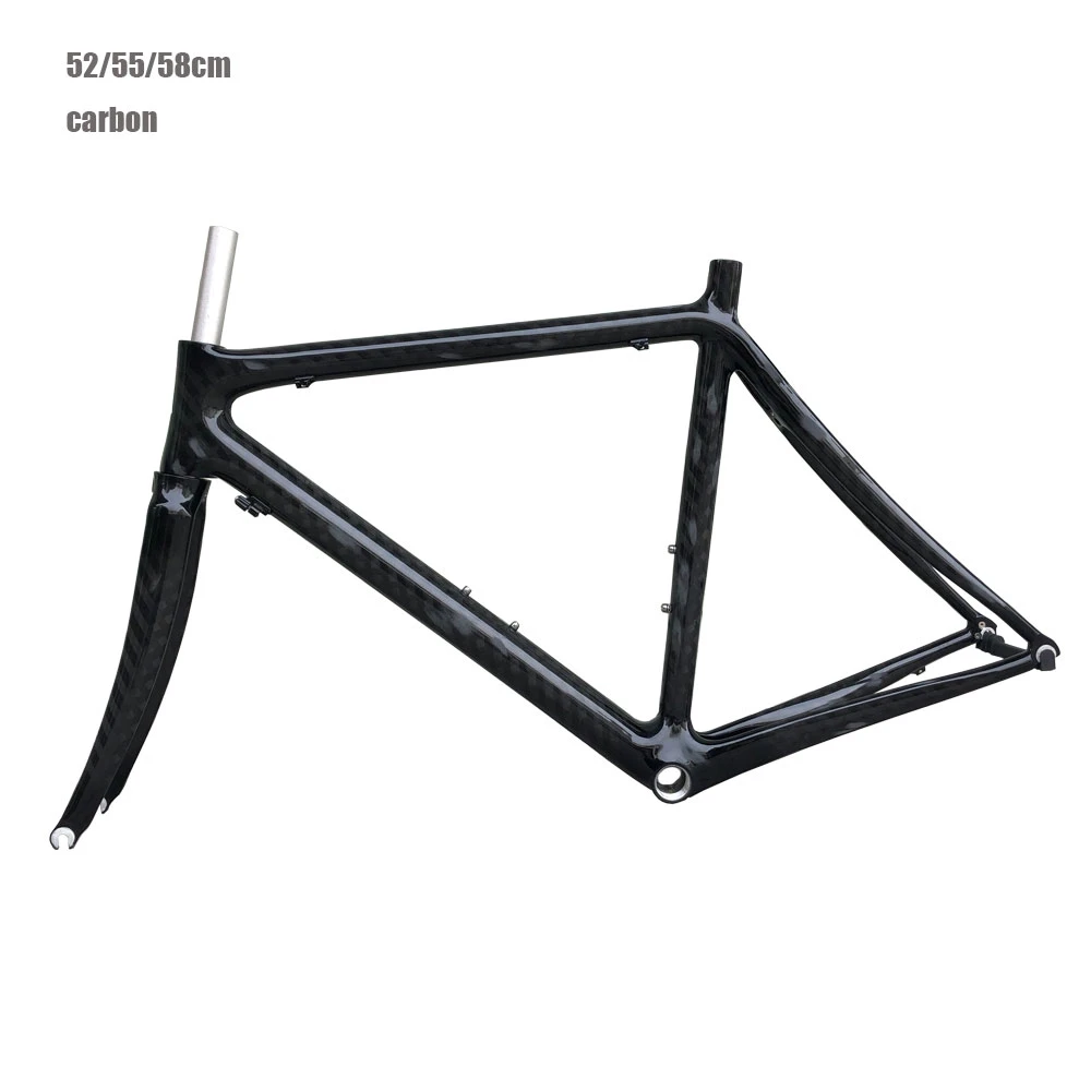 Leeg Licht Gewicht 52 55 58 Cm Full 700c Carbon Racefiets Frame Met  Vork|Bicycle Frame| - AliExpress