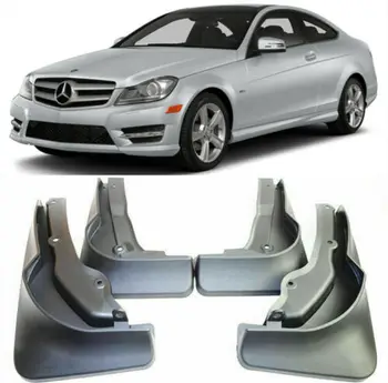 

New OE Quality Splash Guards Mud Guards Flaps Fit For 2011 2012 2013 2014 Mercedes Benz C Class Coupe