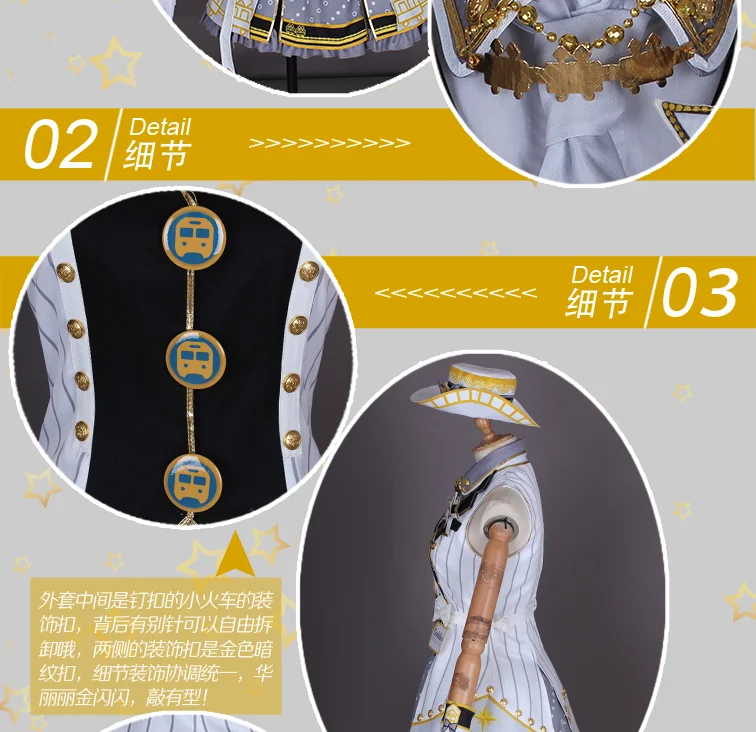 LoveLive! Солнечном свете! Вечерние костюмы Aqours для косплея Riko kanan Mari Ruby Hanamaru, костюм для Хэллоуина, Униформа, сценическое платье