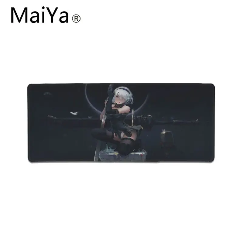 MaiYa Лидер продаж 3D NieR girl натуральный игровой коврик для мыши Настольный коврик большая акция большой игровой коврик для мыши клавиатуры коврик