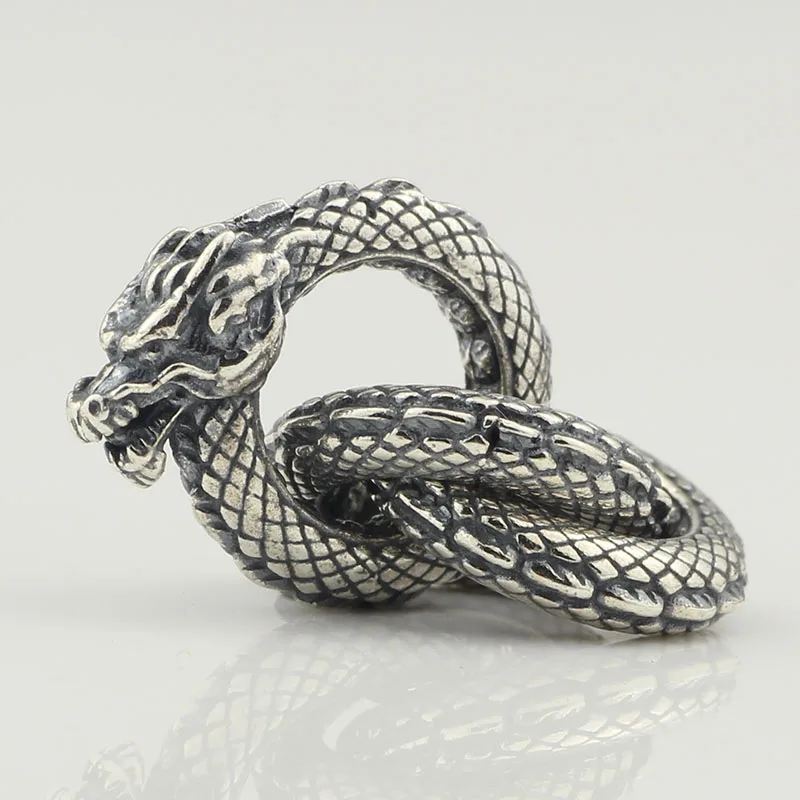 Günstig Drachen Charme Perlen Silber 925 Original Perlen Fit Original Marke Armband Schmuck Vintage Perle für Schmuck Machen Perlen Anhänger