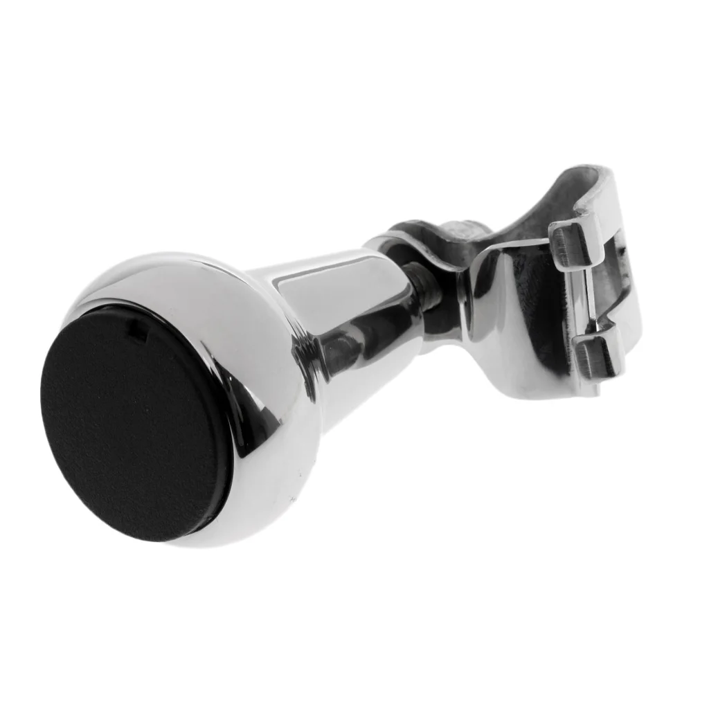 316 Stainless Steel Marine Boat Steering Wheel Knob Accessories + Black Cap | Автомобили и мотоциклы