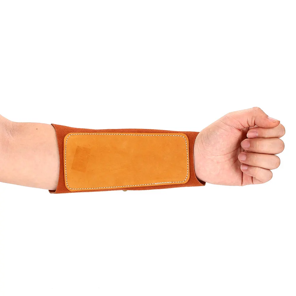 Armguard сильный периметр 24 см коричневый защитная одежда Стрелка Аксессуары стрельба из лука поле лук палец Спорт на открытом воздухе из воловьей кожи